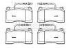 тормозная кладка Brake Pad Set:4252.55