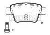 тормозная кладка Brake Pad Set:4253.22