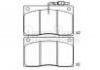 Brake Pad Set:7701203071