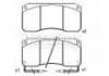 Plaquettes de frein Brake Pad Set:5000297198