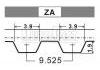 Steuerriemen Timing Belt:0816.16