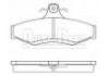 Plaquettes de frein Brake Pad Set:96253368, GDB3172